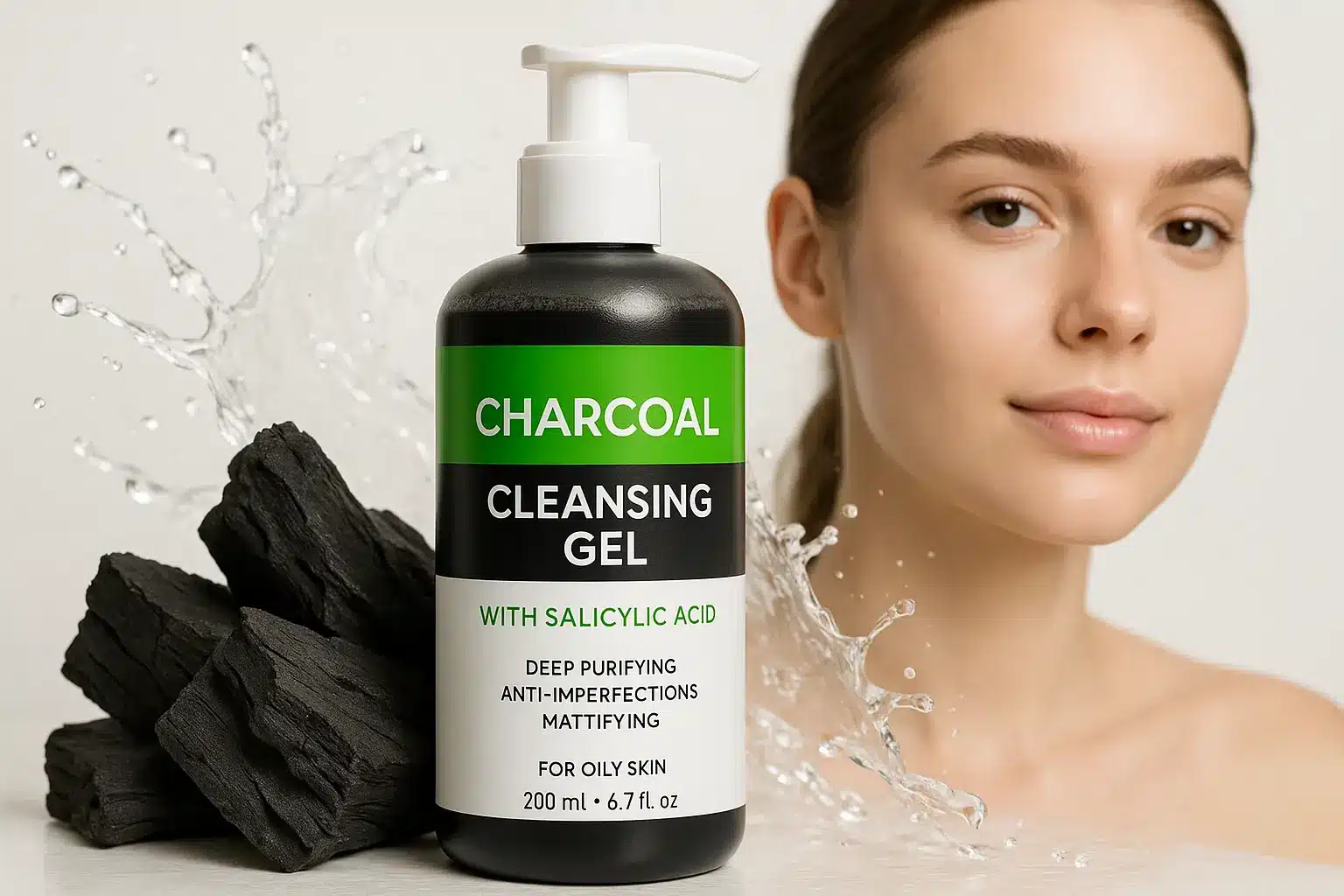 Garnier Pure Active - Gel Nettoyant Charbon